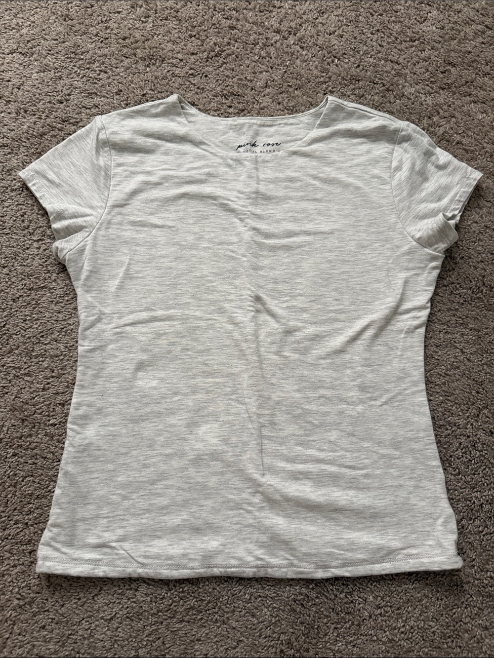 Light Heather Gray Short Sleeve Tee